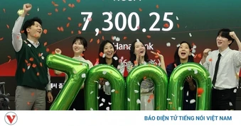 Chứng khoán Hàn Quốc lập một kỷ lục vượt mọi thời đại