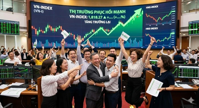 Chứng khoán ngày 4-3: Rơi tự do gần 50 điểm rồi bật xanh, một cổ phiếu bất ngờ “tím lịm” Chứng khoán ngày 4-3: Rơi tự do gần 50 điểm rồi bật xanh, một cổ phiếu bất ngờ “tím lịm”