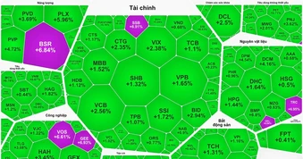 Cổ phiếu nhóm GELEX, dầu khí bứt phá, VN-Index vượt 1.800 điểm