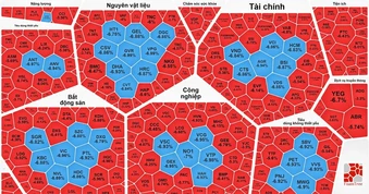 Cổ phiếu sàn hàng loạt, VN-Index giảm thêm gần 57 điểm