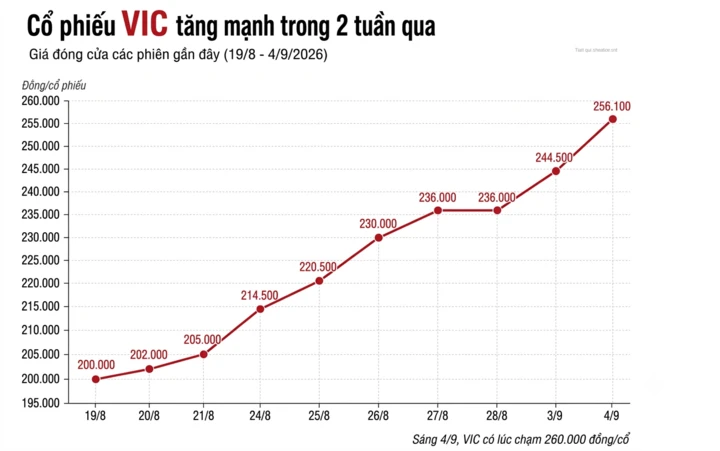 Cổ phiếu VIC lập đỉnh, tỷ phú Phạm Nhật Vượng sắp vào TOP 50 giàu nhất thế giới Cổ phiếu VIC lập đỉnh, tỷ phú Phạm Nhật Vượng sắp vào TOP 50 giàu nhất thế giới