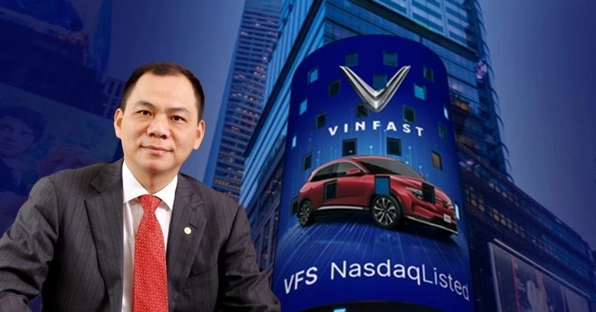 Cổ phiếu VinFast liên tục bùng nổ trên sàn Nasdaq, vốn hoá vượt 11 tỷ USD, tỷ phú Phạm Nhật Vượng giàu thứ 97 thế giới Cổ phiếu VinFast liên tục bùng nổ trên sàn Nasdaq, vốn hoá vượt 11 tỷ USD, tỷ phú Phạm Nhật Vượng giàu thứ 97 thế giới