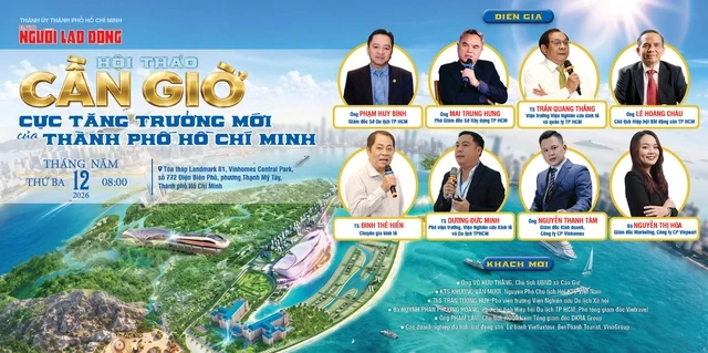 Còn 3 ngày nữa sẽ diễn ra hội thảo "Cần Giờ - Cực tăng trưởng mới của TPHCM" Còn 3 ngày nữa sẽ diễn ra hội thảo "Cần Giờ - Cực tăng trưởng mới của TPHCM"