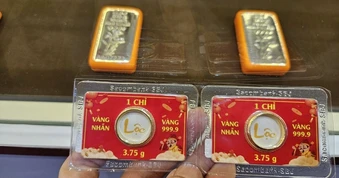 Cuối ngày 27-3, Công ty SJC, Bảo Tín Minh Châu, Bảo Tín Mạnh Hải tăng giá bán vàng miếng, vàng nhẫn