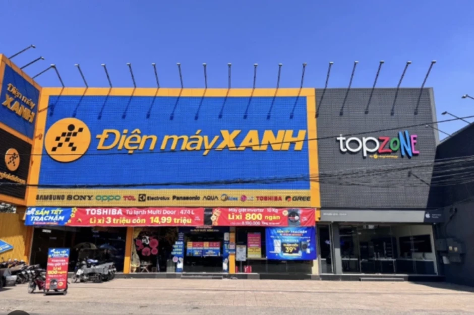 Doanh thu Điện Máy Xanh tăng cao Doanh thu Điện Máy Xanh tăng cao