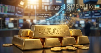 Dự báo vàng 35.000 USD của tác giả "Cha giàu cha nghèo": Nên hiểu thế nào?