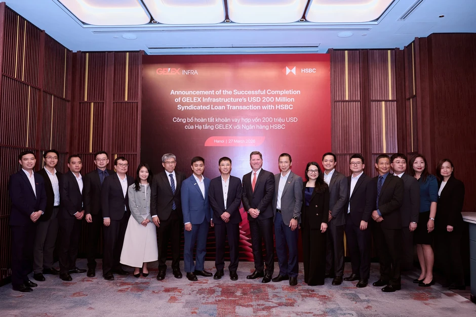 Hạ tầng GELEX hoàn tất khoản vay hợp vốn 200 triệu USD với HSBC Hạ tầng GELEX hoàn tất khoản vay hợp vốn 200 triệu USD với HSBC
