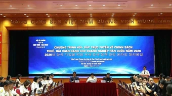 Hỏi-đáp trực tuyến về chính sách thuế, hải quan dành cho doanh nghiệp Hàn Quốc năm 2026
