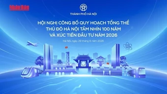 Hội nghị công bố quy hoạch tổng thể Thủ đô Hà Nội tầm nhìn 100 năm và xúc tiến đầu tư năm 2026