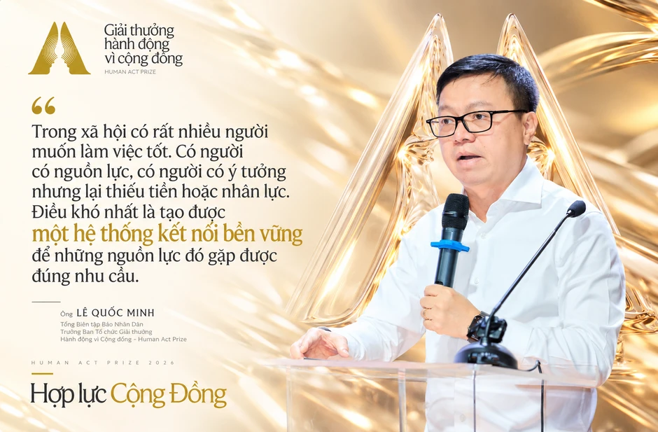 Human Act Prize 2026 - Hợp lực cộng đồng: Kết nối nguồn lực xã hội, chung tay đưa liệt sĩ trở về với gia đình Human Act Prize 2026 - Hợp lực cộng đồng: Kết nối nguồn lực xã hội, chung tay đưa liệt sĩ trở về với gia đình