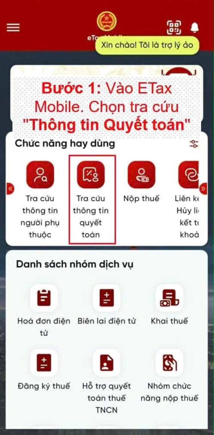 Hướng dẫn 5 bước phản ánh khi phát hiện bị khai khống thu nhập qua eTax Mobile Hướng dẫn 5 bước phản ánh khi phát hiện bị khai khống thu nhập qua eTax Mobile