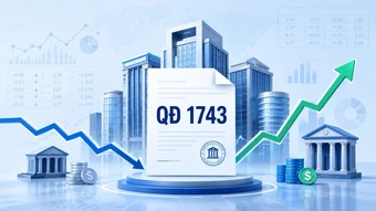 Lãi suất huy động phân hóa sau Quyết định 1743