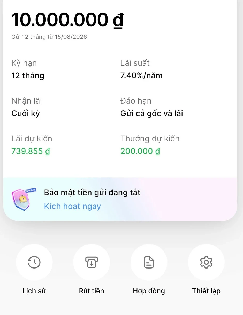 Lãi suất tiết kiệm lên hơn 9%/năm, người dân lại mang tiền đi gửi Lãi suất tiết kiệm lên hơn 9%/năm, người dân lại mang tiền đi gửi