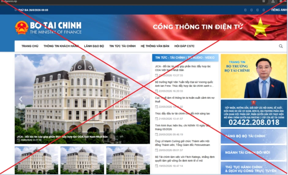 Mạo danh Bộ Tài chính để lừa đảo gia tăng Mạo danh Bộ Tài chính để lừa đảo gia tăng