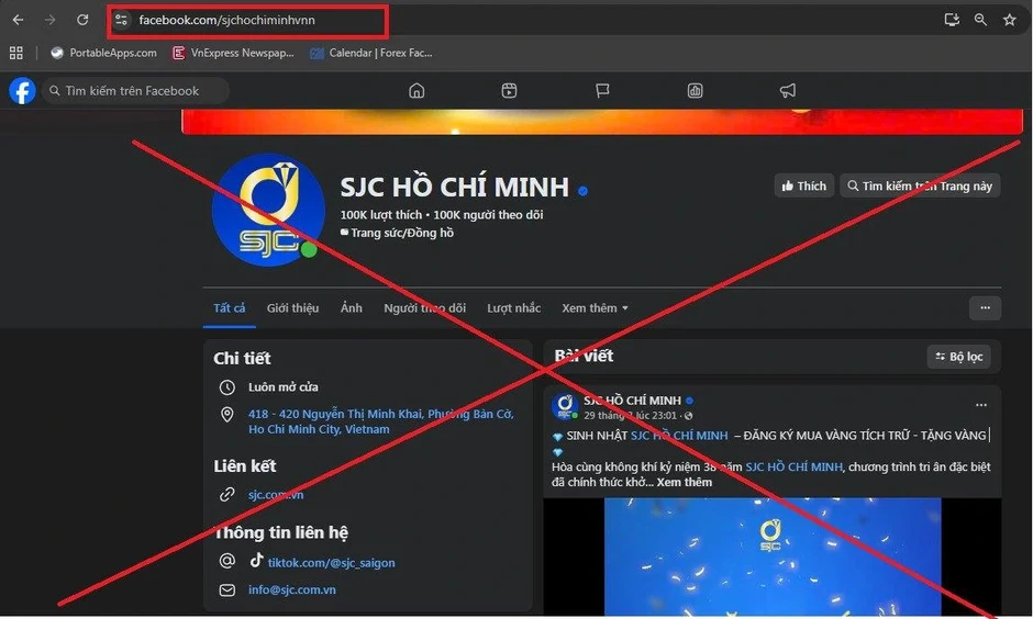Mạo danh Công ty SJC lừa khách hàng mua vàng Mạo danh Công ty SJC lừa khách hàng mua vàng