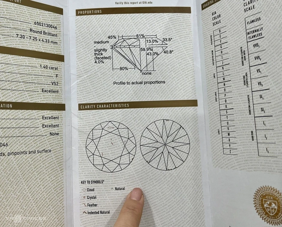 Một viên kim cương tại Việt Nam được kiểm định như thế nào? Một viên kim cương tại Việt Nam được kiểm định như thế nào?