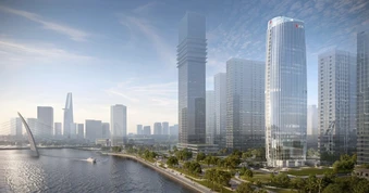 Ngân hàng ngoại đầu tiên có tòa tháp văn phòng nửa tỷ USD tại VIFC-HCMC