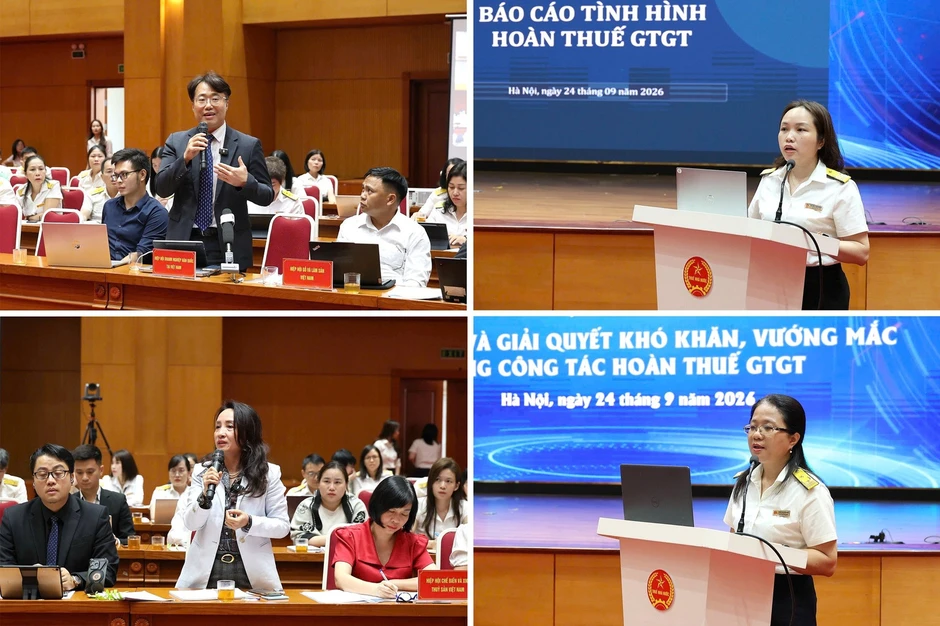 Ngành thuế tập trung giải quyết các khó khăn, vướng mắc trong công tác hoàn thuế giá trị gia tăng Ngành thuế tập trung giải quyết các khó khăn, vướng mắc trong công tác hoàn thuế giá trị gia tăng