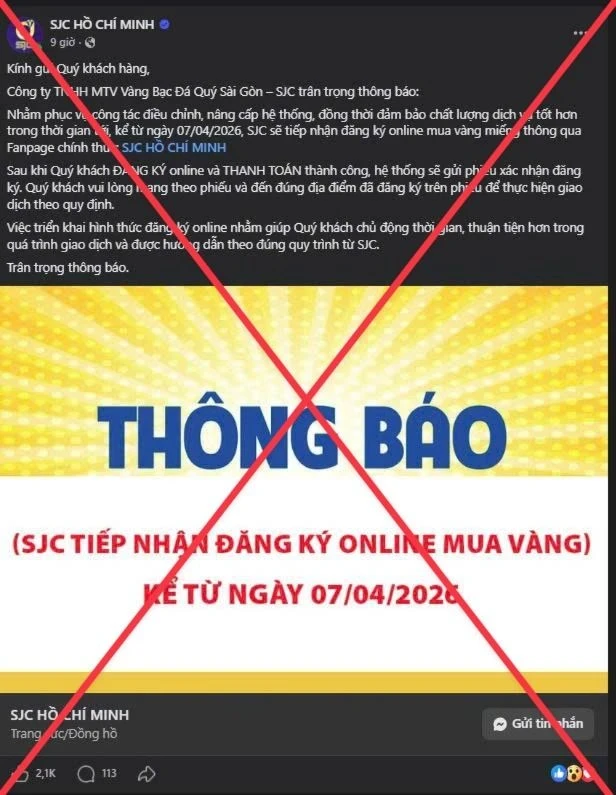 Người mua vàng SJC coi chừng mất tiền oan vì chiêu trò giả mạo này Người mua vàng SJC coi chừng mất tiền oan vì chiêu trò giả mạo này