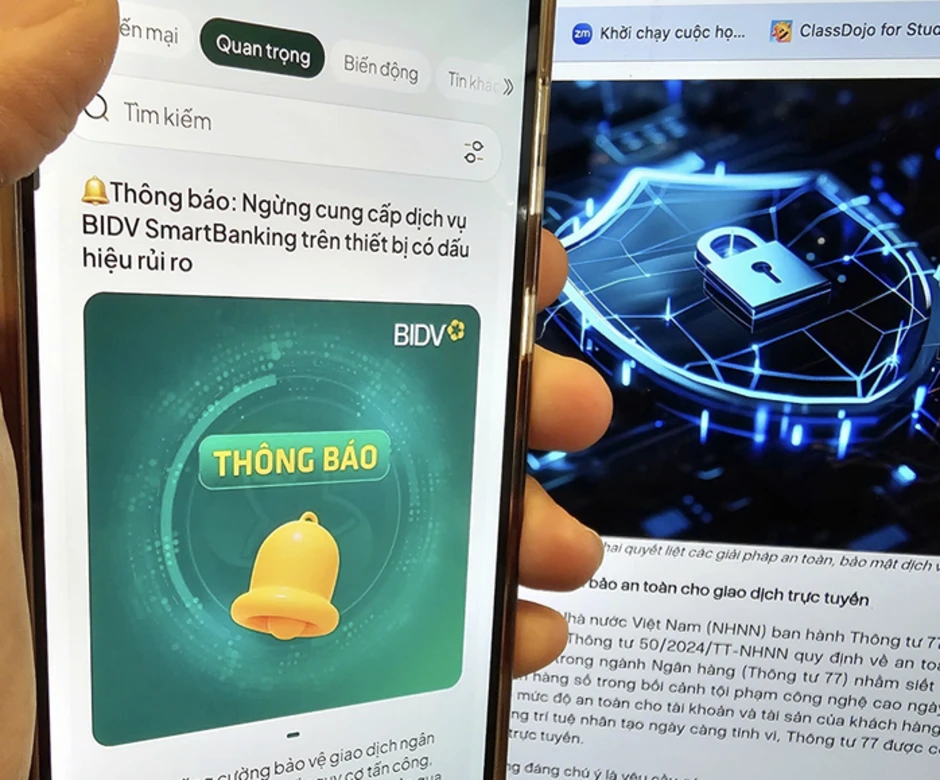 Những mẫu điện thoại có nguy cơ bị ngân hàng chặn giao dịch trực tuyến từ 1-3 Những mẫu điện thoại có nguy cơ bị ngân hàng chặn giao dịch trực tuyến từ 1-3
