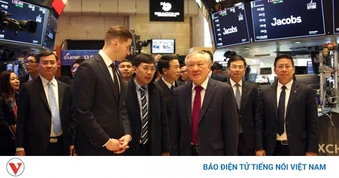 Phó Thủ tướng Nguyễn Hòa Bình làm việc với hai sàn chứng khoán lớn nhất Hoa Kỳ