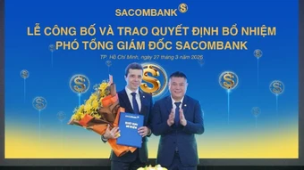 Sacombank bổ nhiệm ông Loic Faussier làm Phó Tổng Giám đốc, tăng cường năng lực quản trị rủi ro