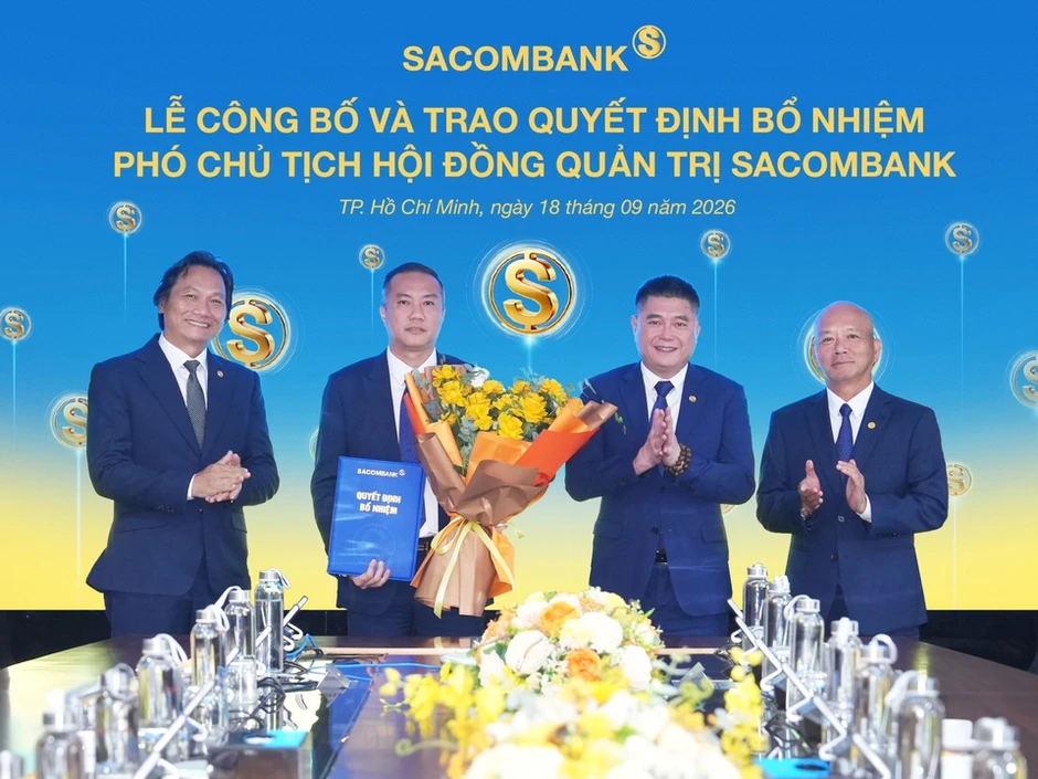 Sacombank vừa có thêm một Phó chủ tịch HĐQT Sacombank vừa có thêm một Phó chủ tịch HĐQT