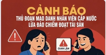 'Sập bẫy' kẻ giả danh nhân viên công ty cấp nước, người đàn ông mất 220 triệu