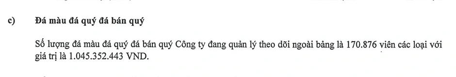 Sếp công ty SJC nói gì về các viên đá giá ghi sổ bình quân hơn 6.000 đồng? Sếp công ty SJC nói gì về các viên đá giá ghi sổ bình quân hơn 6.000 đồng?