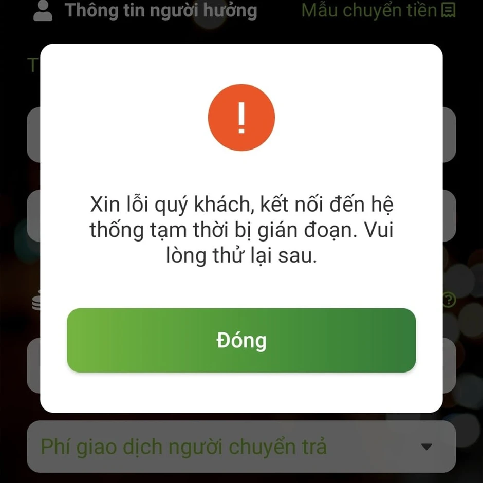 Tài khoản không bị phong toả, vì sao chuyển tiền nhưng không thành công? Tài khoản không bị phong toả, vì sao chuyển tiền nhưng không thành công?