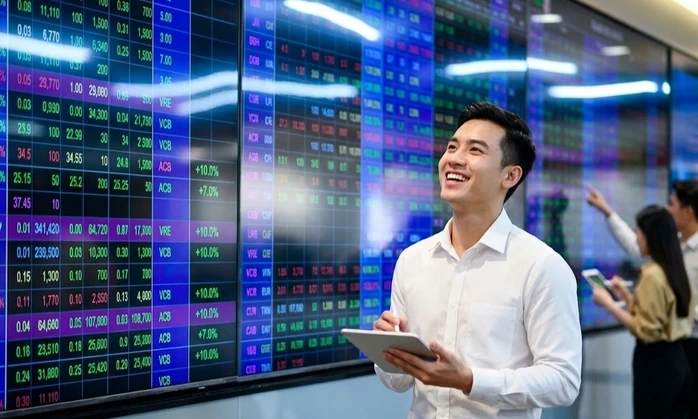 Thị trường bùng nổ đầu tháng 4, VN-Index lấy lại mốc 1.700 điểm Thị trường bùng nổ đầu tháng 4, VN-Index lấy lại mốc 1.700 điểm