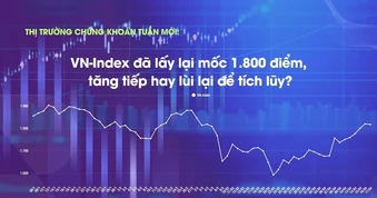 Thị trường chứng khoán tuần mới: VN-Index đã lấy lại mốc 1.800 điểm, tăng tiếp hay lùi lại để tích lũy?