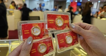 Tối 5-3, giá vàng miếng SJC, vàng nhẫn tăng trở lại