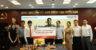 Trúng Vietlott hơn 91 tỷ đồng nhờ mua vé số theo phong thủy