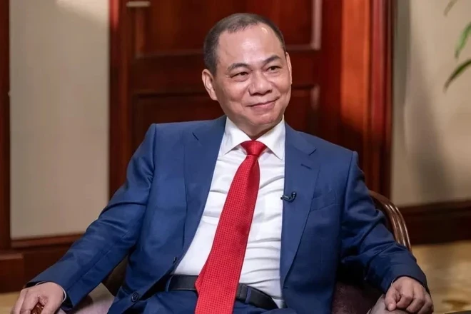 Tỷ phú Phạm Nhật Vượng nhận tin vui ngày giáp Tết, vượt qua cả ông chủ đế chế Kingston Tỷ phú Phạm Nhật Vượng nhận tin vui ngày giáp Tết, vượt qua cả ông chủ đế chế Kingston