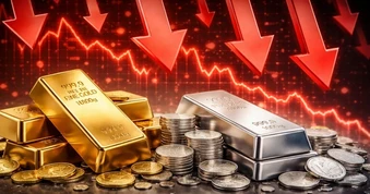 Vàng mất 19%, bạc sụt giảm 38%, điều gì đang nhấn chìm kim loại quý?