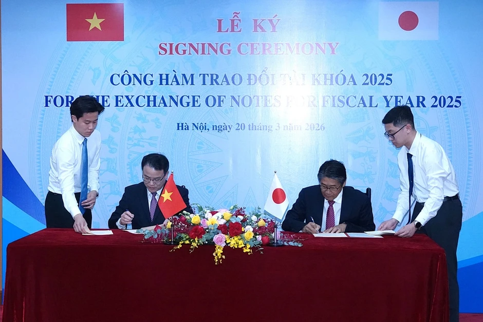 Việt Nam và Nhật Bản ký kết công hàm cấp vốn vay hơn 600 triệu USD Việt Nam và Nhật Bản ký kết công hàm cấp vốn vay hơn 600 triệu USD