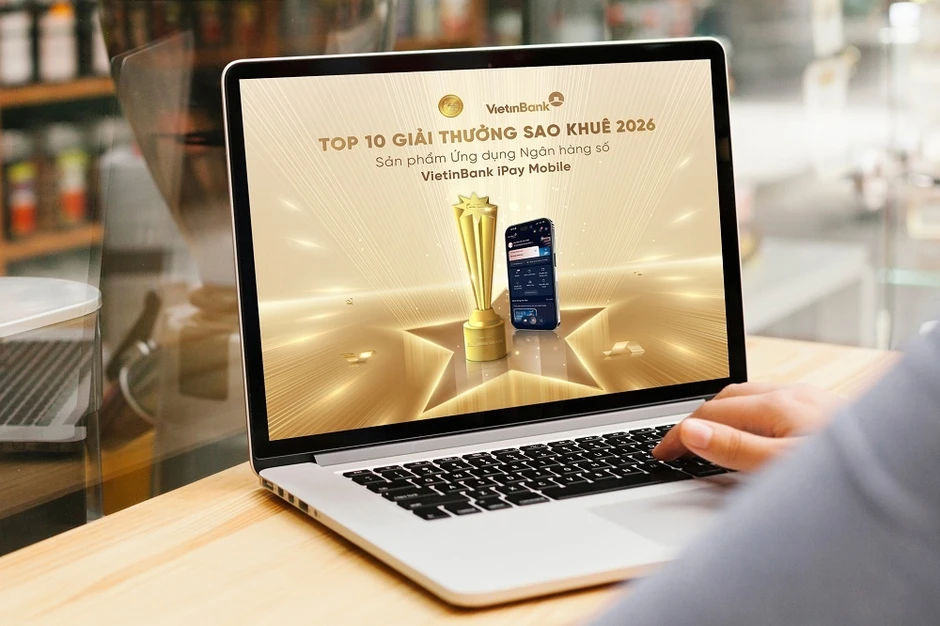 VietinBank iPay Mobile được vinh danh top 10 Sao Khuê 2026 VietinBank iPay Mobile được vinh danh top 10 Sao Khuê 2026