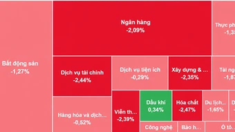 VN-Index giảm gần 30 điểm