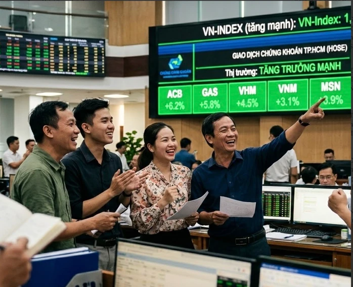 VN-Index tăng vọt hơn 74 điểm ngay khi mở cửa giao dịch 8-4 VN-Index tăng vọt hơn 74 điểm ngay khi mở cửa giao dịch 8-4
