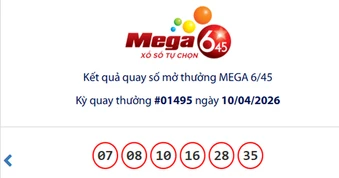 Xổ số Vietlott có vé Mega 6/45 trúng giải Jackpot hơn 79,1 tỉ đồng