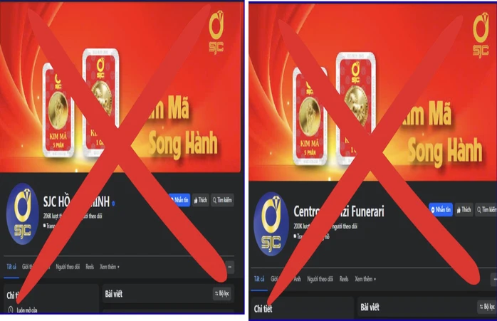 Xuất hiện thủ đoạn lừa mới liên quan vàng miếng SJC, khách hàng hết sức lưu ý Xuất hiện thủ đoạn lừa mới liên quan vàng miếng SJC, khách hàng hết sức lưu ý