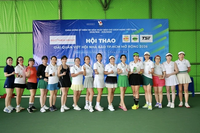 TinVina vô địch đôi nam quần vợt Hội Nhà báo TP HCM mở rộng 2026 TinVina vô địch đôi nam quần vợt Hội Nhà báo TP HCM mở rộng 2026