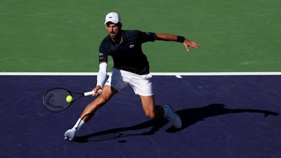 Djokovic thắng trận ra quân Indian Wells Masters Djokovic thắng trận ra quân Indian Wells Masters