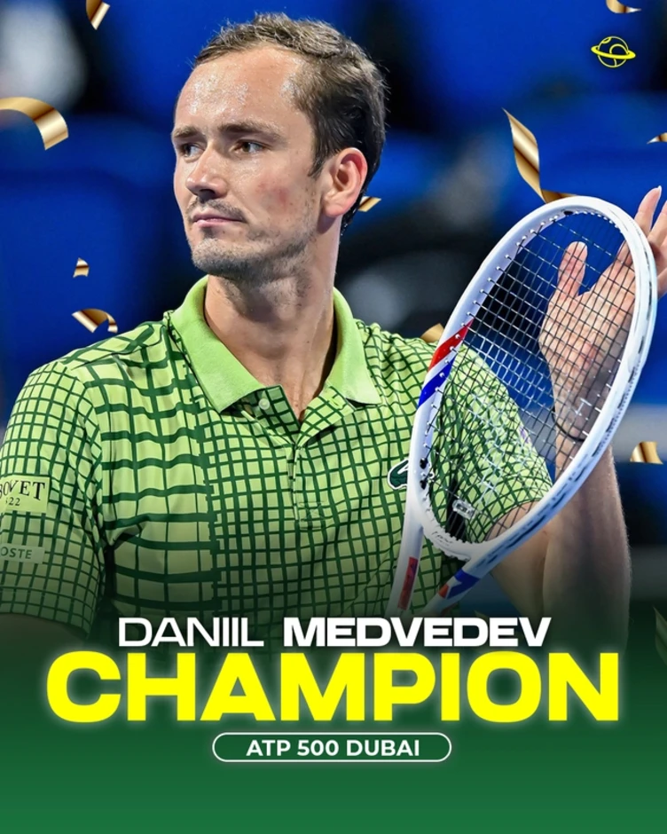 Medvedev bất chiến tự nhiên thành nhà vô địch ATP 500 Medvedev bất chiến tự nhiên thành nhà vô địch ATP 500