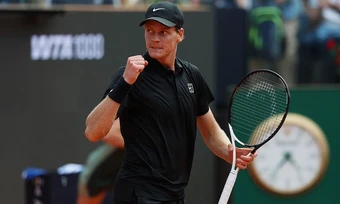 Sinner trước ngưỡng cửa lịch sử ở Rome Masters