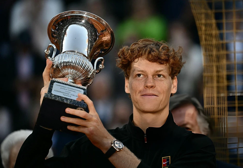 Sinner vô địch Rome Masters, hoàn tất 9 danh hiệu Masters 1000