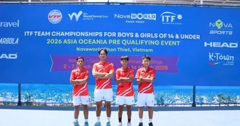 Việt Nam và 13 quốc gia tranh tài, giành vé dự Final Qualifying ITF World Junior U14