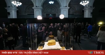 Chiếc mũ vàng 2.500 năm tuổi được trả về Romania sau một năm truy tìm