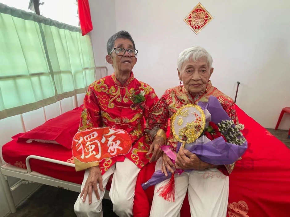 Cụ bà 91 tuổi quyết định kết hôn với cụ ông 67 tuổi chỉ sau 3 tháng hẹn hò tại viện dưỡng lão Cụ bà 91 tuổi quyết định kết hôn với cụ ông 67 tuổi chỉ sau 3 tháng hẹn hò tại viện dưỡng lão